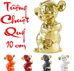 TƯỢNG CHUỘT VÀNG 10cm QUÝ LÀM QUÀ TẾT 2020 Ý NGHĨA NHẤT